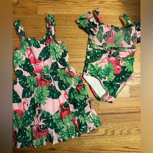 Janie and Jack dress with matching swimsuit